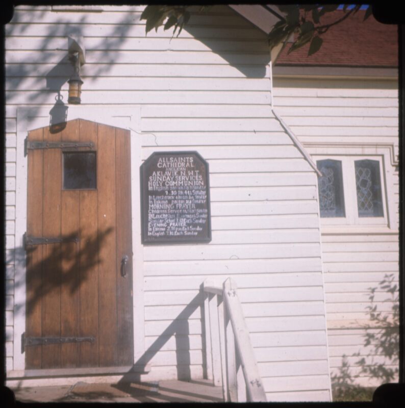 Aklavik Anglican Church (since burnt) Summer `71.jpeg