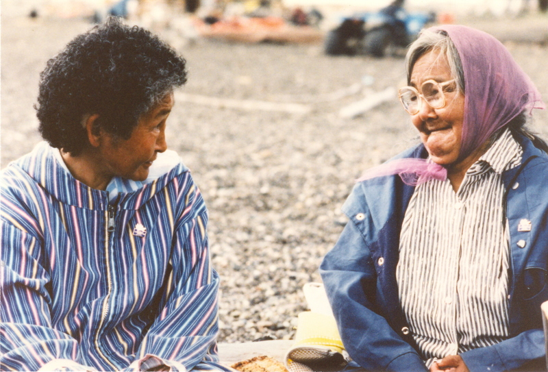 https://arrl-web002.artsrn.ualberta.ca/icrc/201801-upload/Qikiqtaruk - Herschel Island- Cultural Study/Herschel Is- Cultural Study- Sarah Meyook and Dora Malegana at Shingle Pt- 1990-  Yukon Heritage Branch.jpg