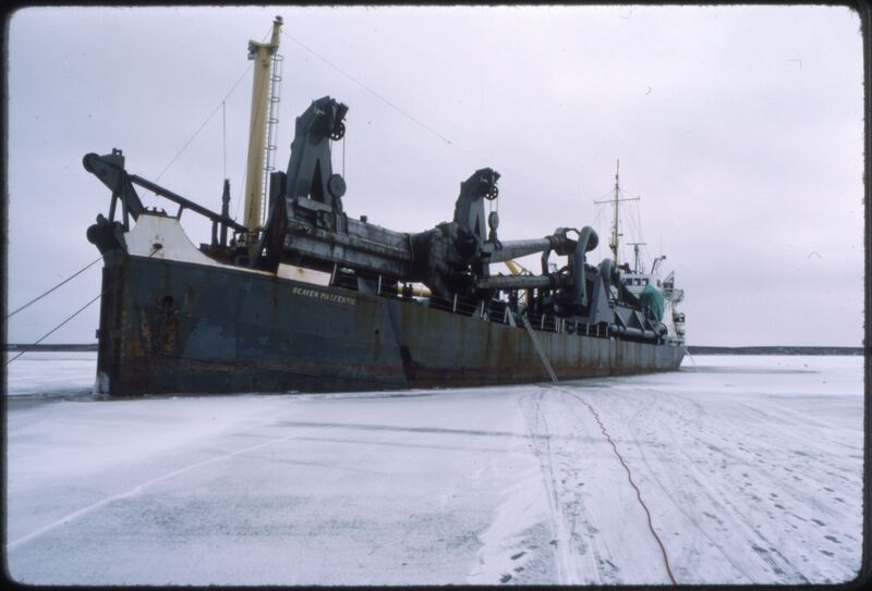 Tuk Harbour - Beaver Mackenzie dredge (Oct '75).jpeg