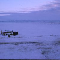 Paulatuk - Cessna 185 on Sea Ice (Nov '74)0.jpg