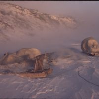 Hornaday River Camp blown down by big storm (Nov '73)0.jpg