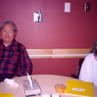 Garrett Nutik and Christina Felix, Inuvik Elder Program, May 19, 2005.jpg