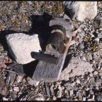 North end of Cape Parry, Whaler's site - Shell casing and other stuff (Sept '76)0.jpg