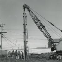 First Piling at Inuvik Centennial Library