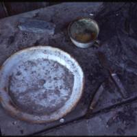 North end of Cape Parry, inside whaler's hut table setting (Sept '76) (2)0.jpg