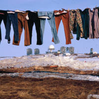 DEW Line in Background, near Tuktoyaktuk