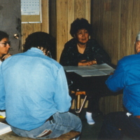 https://arrl-web002.artsrn.ualberta.ca/icrc/201801-upload/Qikiqtaruk - Herschel Island- Cultural Study/Herschel Is- Cultural Study- Renie Arey interviewing Albert Oliver with Murielle Nagy and Bill Schneider in Aklavik-July 1990 Yukon Heritage Branch.jpg