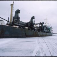 Tuk Harbour - Beaver Mackenzie dredge (Oct '75).jpeg